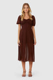 BLANCA DRESS CAPPUCCINO