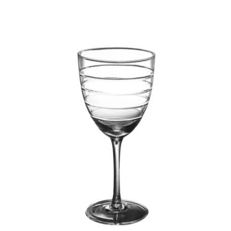 ABELLA WHITE WINE GLASS with ETCHING