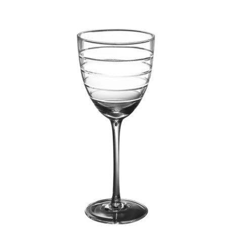 ABELLA RED WINE GLASS with ETCHING