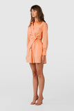 DISTORTION SHORT APRICOT