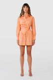 DISTORTION SHORT APRICOT