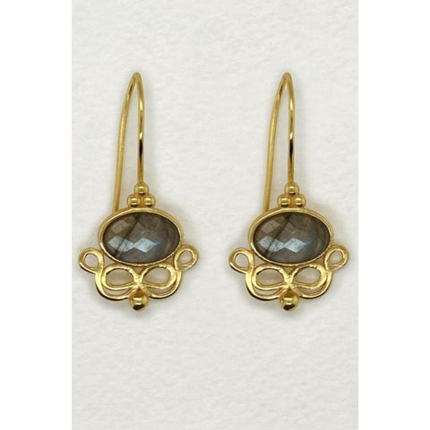 Kayla Earring - Labradorite